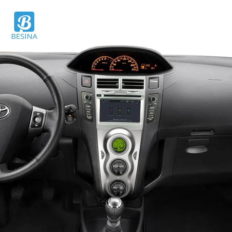 Автомобильный DVD-плеер Besina Android 10 0 для Toyota Yaris 2005-2011 мультимедиа GPS-навигация Wi-Fi 2 Din