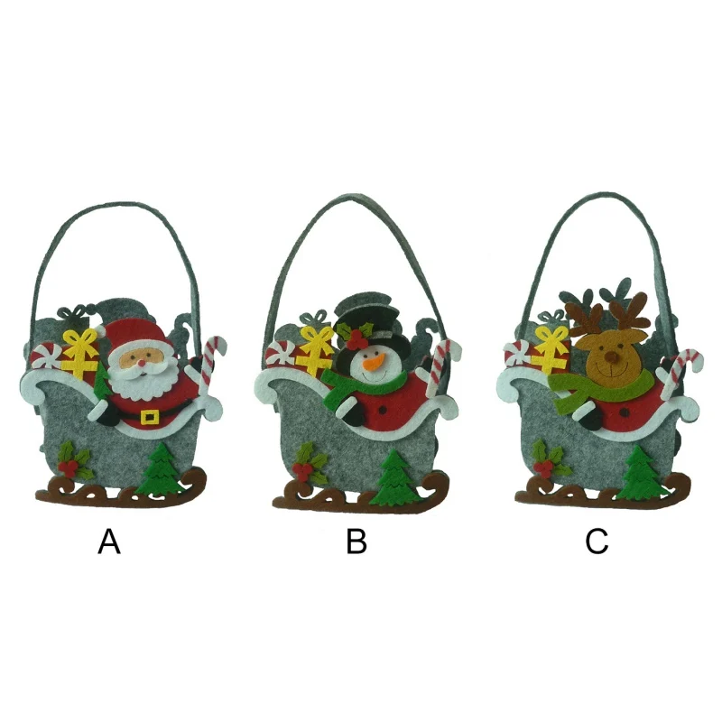 2020 новогоднее рождественское весело конфеты сумки сумка в руку рождественские