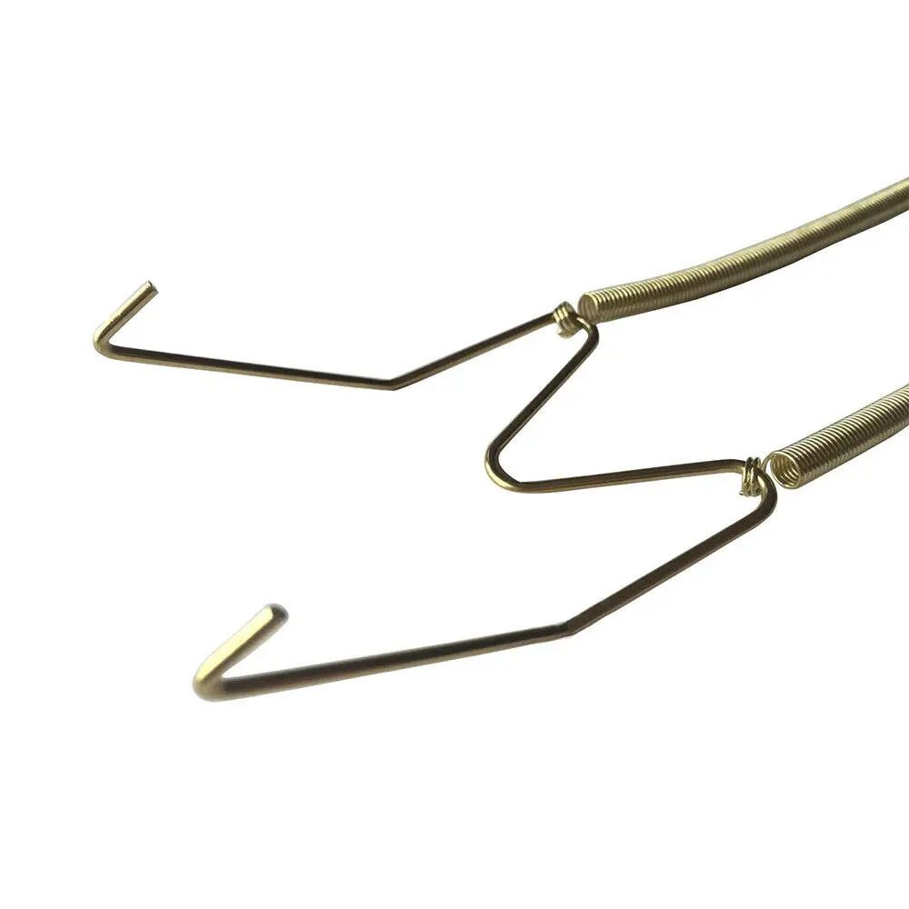 

Wall Display Plate Dish White Wire Spring Hanger Holder Hangers Mount [3]