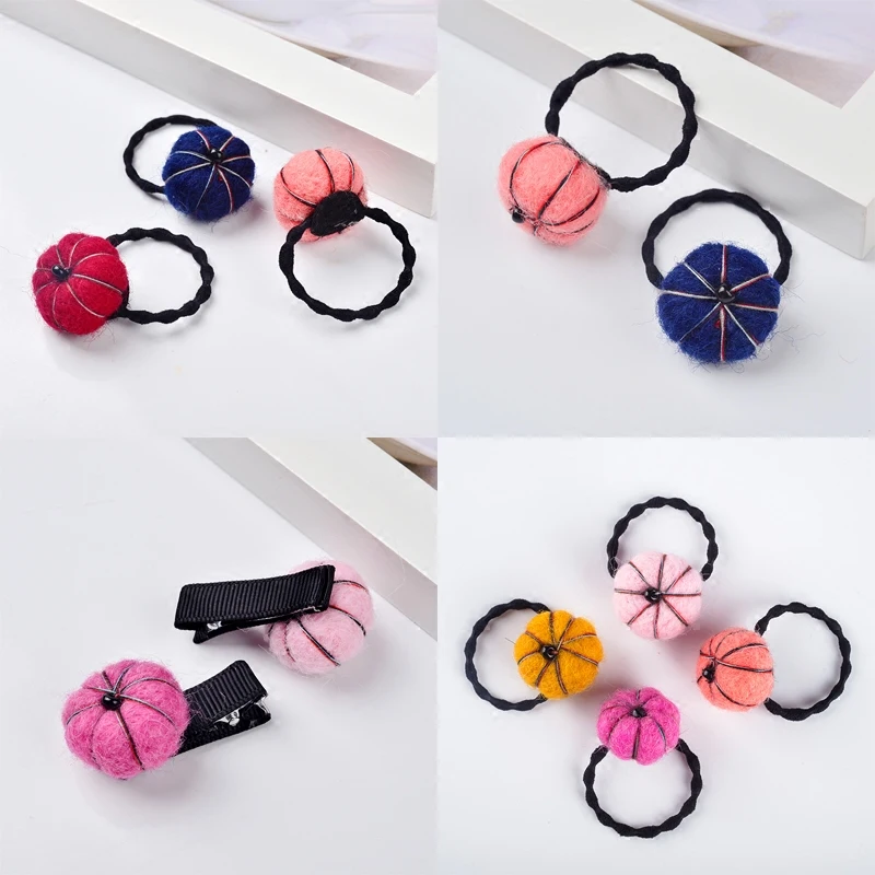 2 шт. Корейский Японский Модный комбинезон с тыквой заколки для волос девочек