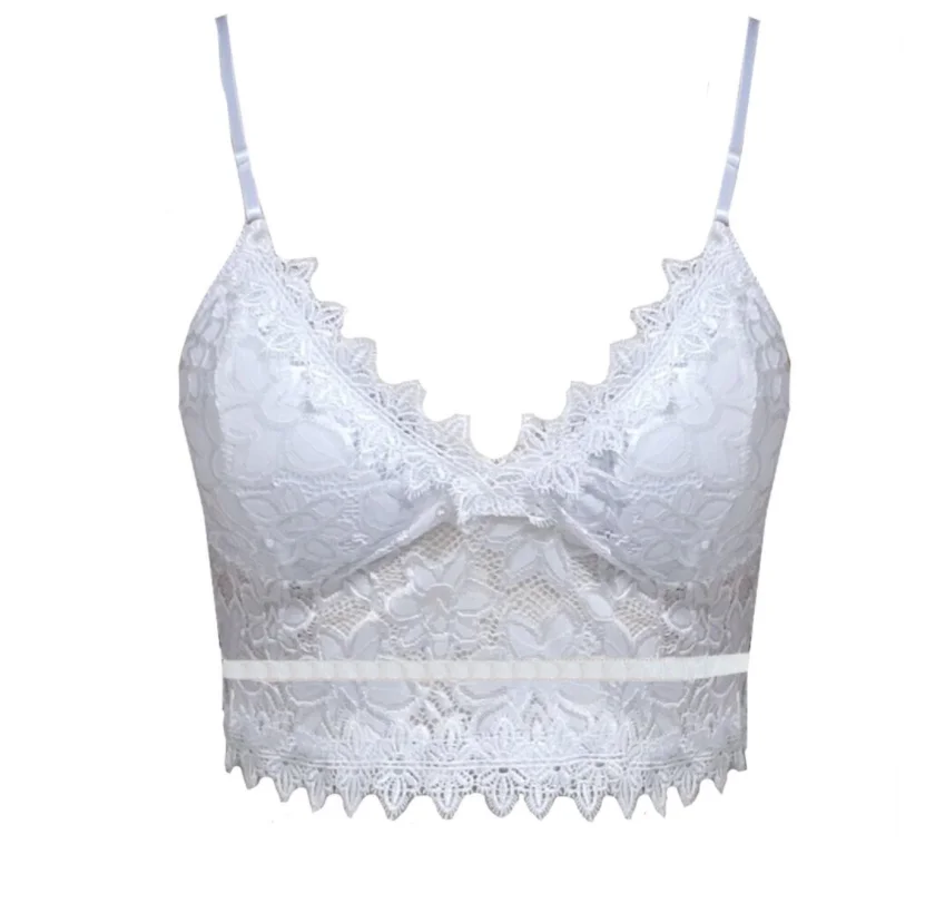 Новый сексуальный кружевной бюстгальтер с треугольной чашкой без стальных колец
