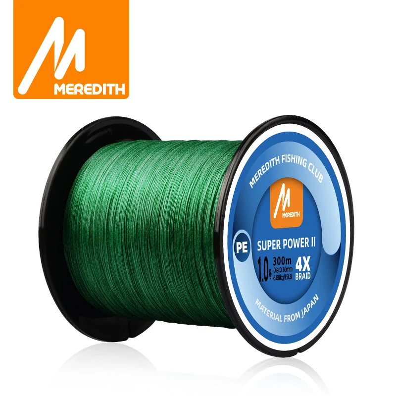 От магазина MEREDITH 4 нити плетеная PE рыболовная линия 100 м 15 80LB гладкая по составу