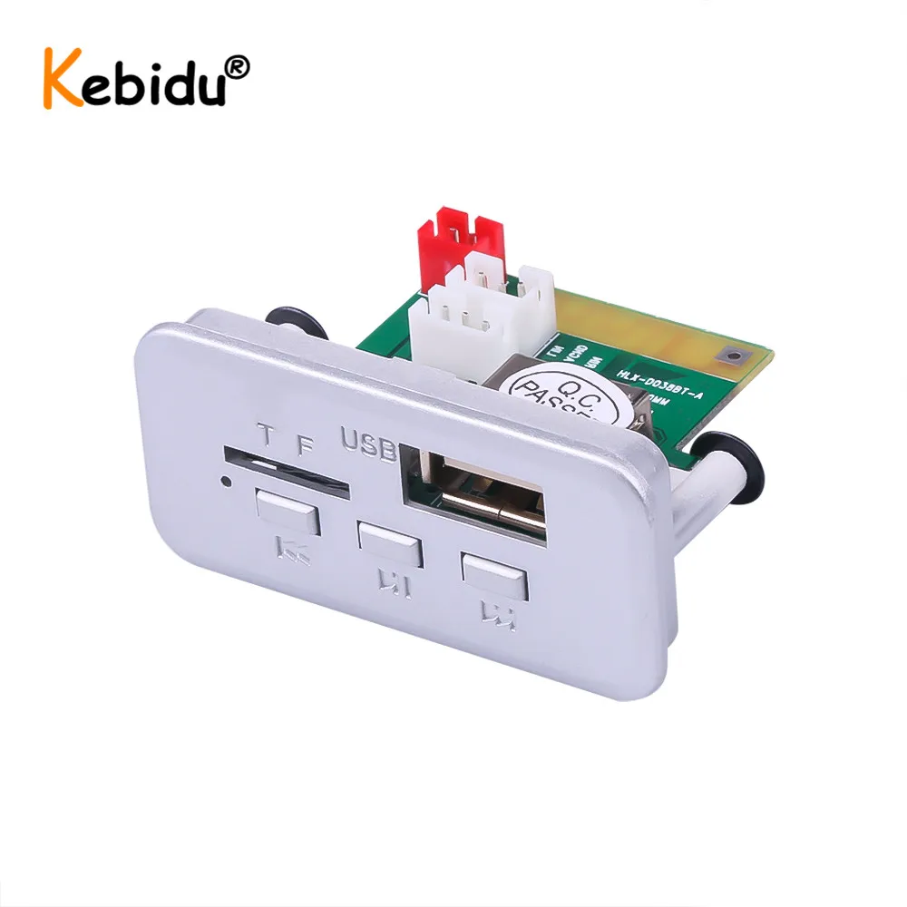 Миниатюрный беспроводной декодер Kebidu 12 В Bluetooth 5 0 аудио модуль MP3 WMA WAV музыкальный