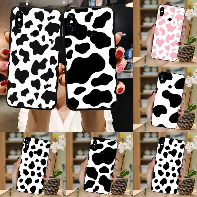 

Cow Print Phone Case For Xiaomi Mi Redmi Note 7 8 9 pro 8T 9T 9S 9A 10 Lite pro