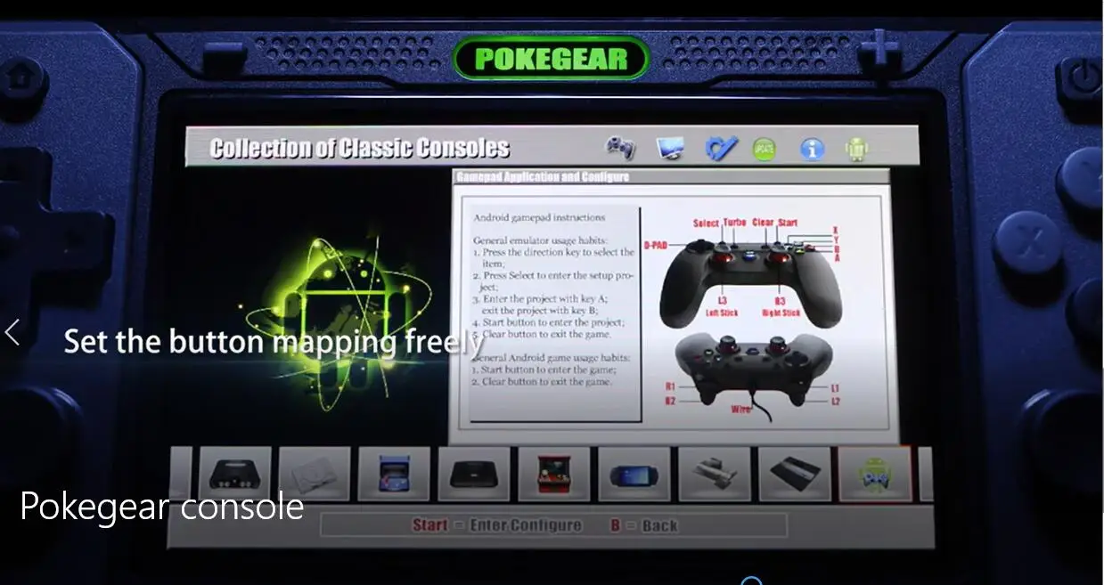 

Retro games preinstalled HD handheld N64 console