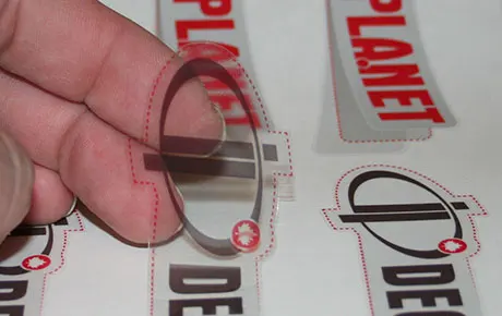 Китай поставки напрямую с завода прозрачный ПВХ винил стикер полные цвета