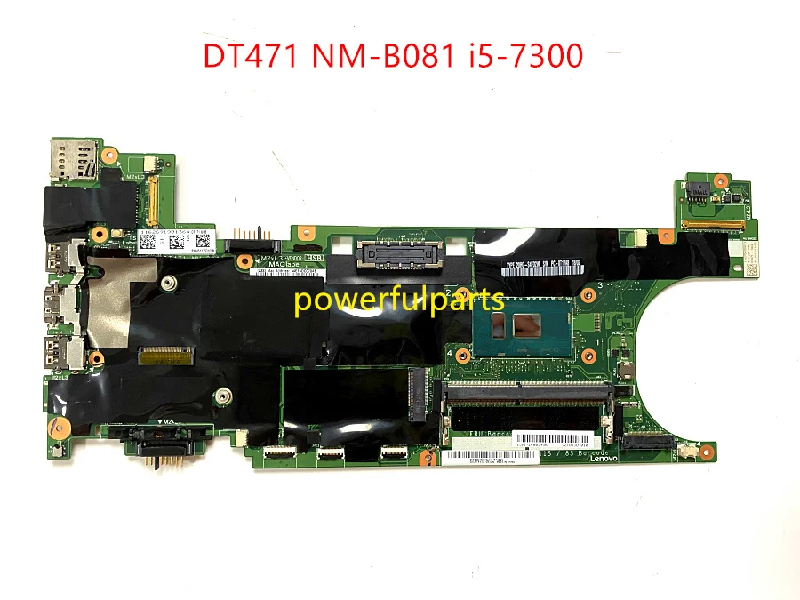 

100% working For Lenovo Thinkpad T470S motherboard with SR340 i5-7300 cpu DT471 NM-B081 mainboard tested ok