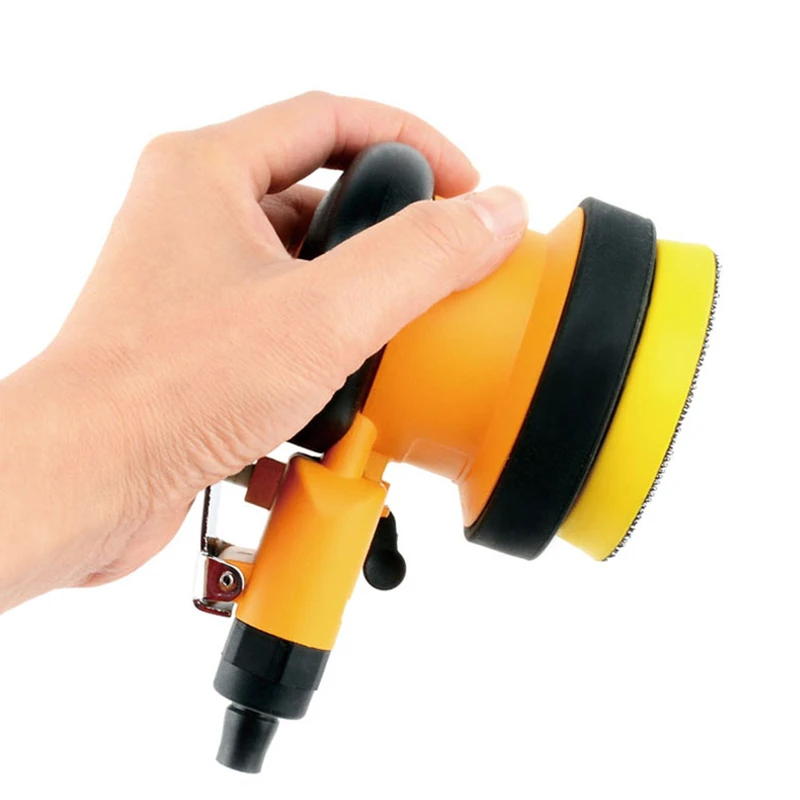 

3 Or 4 Inch Eccentric Pneumatic Sandpaper Grinding Machine Air Polisher Dry Type Wind Car Waxing Combo Set
