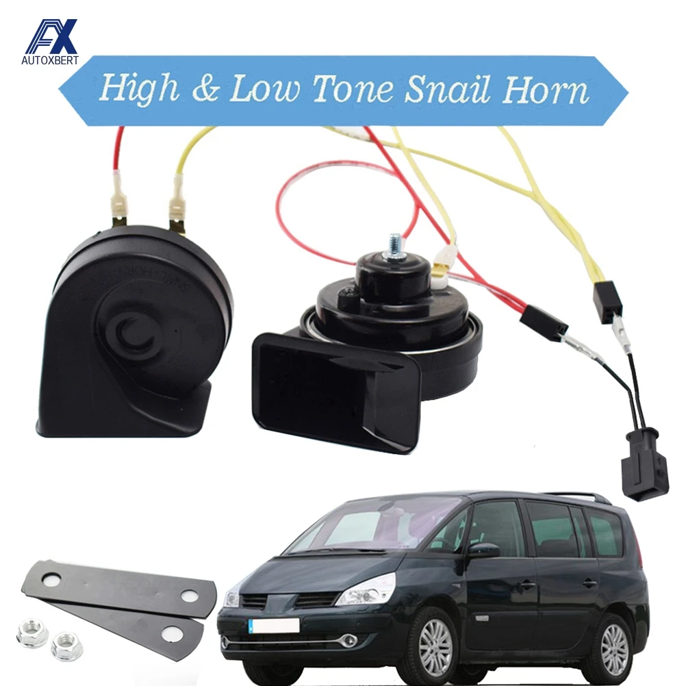 Автомобильный рожковый усилитель улитки 2 шт./компл. для Renault Espace 1996 2014 12 В 110 125 дБ