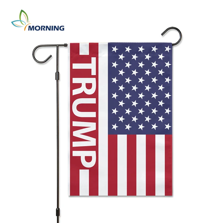 

Trump flag Merry christmas garden flags Xmas Tree Burlap Yard Winter Flag Double Sided Printed With Truck Thanksgiving flags