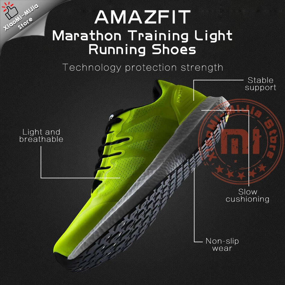 Xiaomi Amazfit кроссовки для марафона мужская обувь мужская повседневная мужская теннисная обувь белого и черного цвета безопасная повседневная спортивная обувь на массивной платформе scarpe