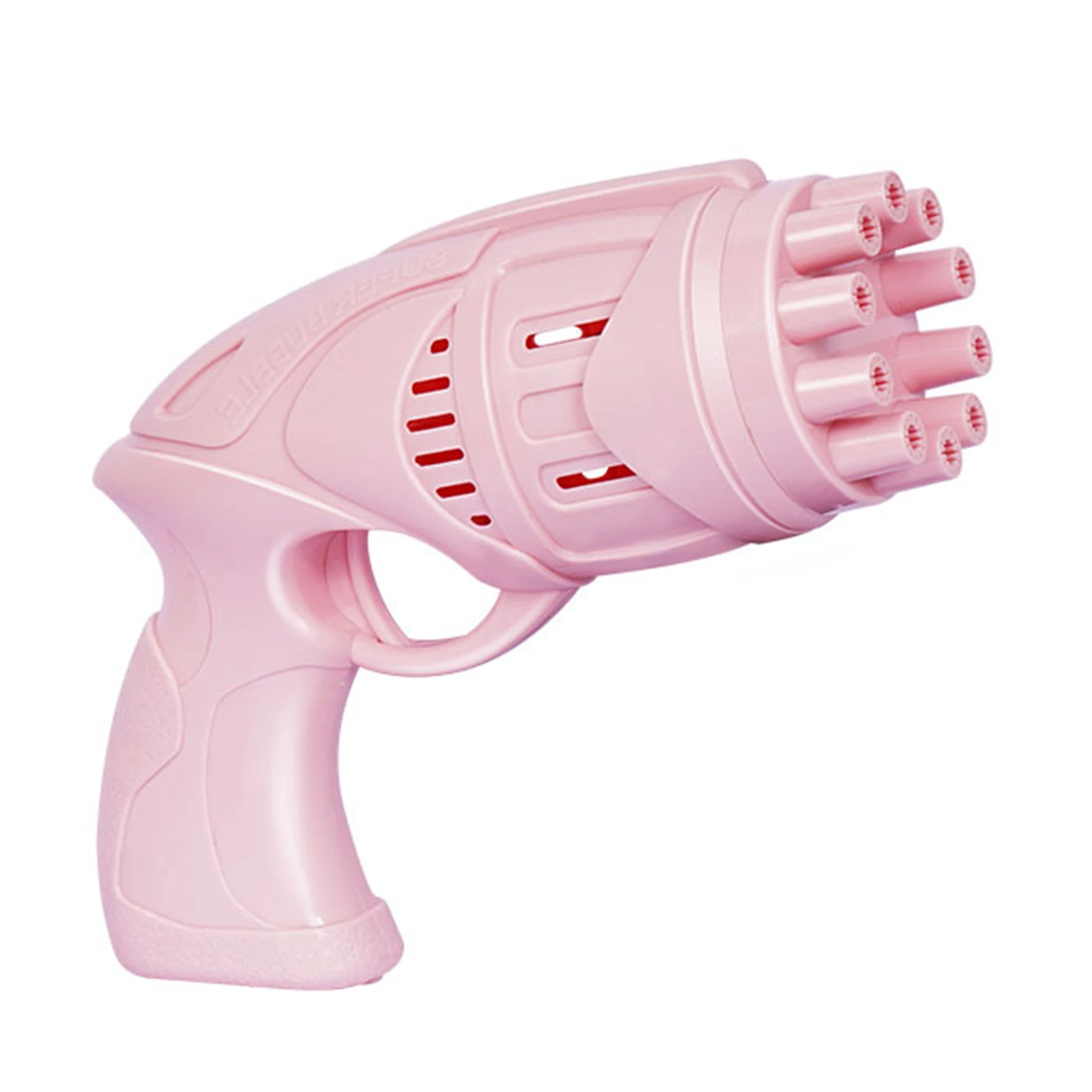 M&aacute;quina de burbujas Gatling 2 en 1, ventilador de pistola de burbujas el&eacute;ctrico de 10 agujeros-3