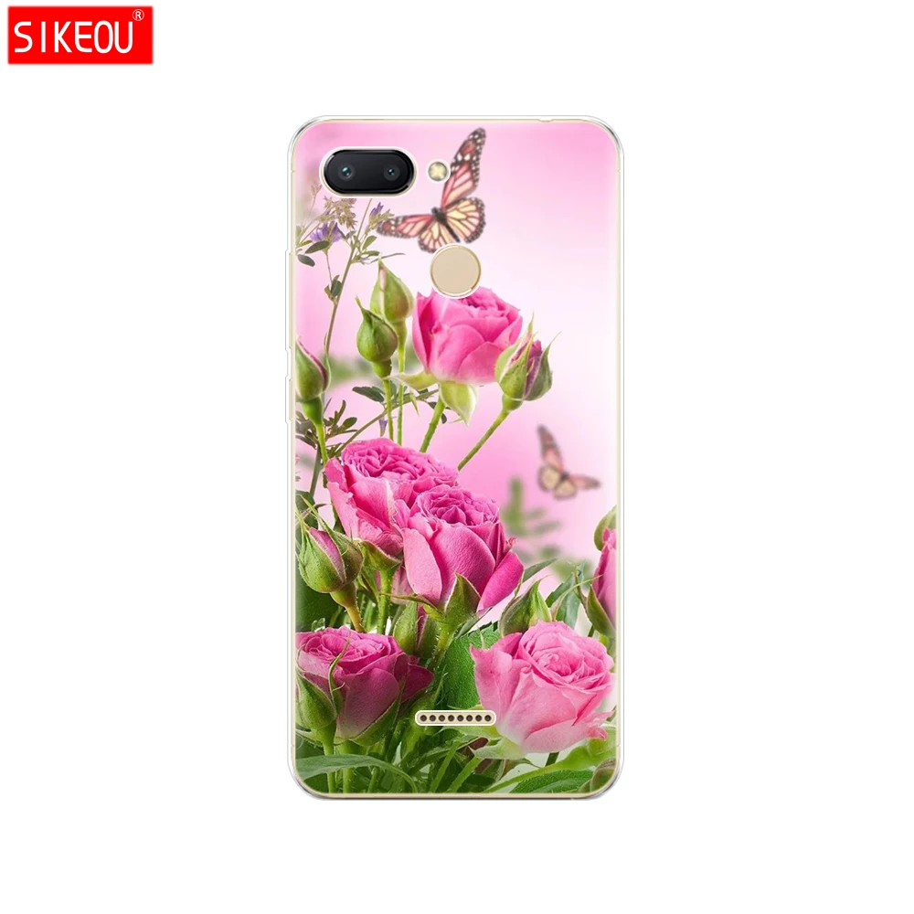 Чехол для xiaomi redmi 6a мягкий силиконовый чехол из ТПУ телефона xiomi 6 Hongmi a 5 45 дюйма