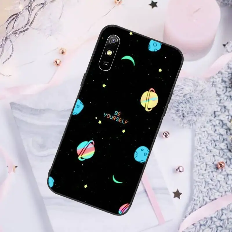 

Space Planet Stars Moon Phone Cases For Xiaomi Mi Redmi Note 7 8 9 pro 8T 9T 9S 9A 10 Lite pro