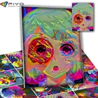 Алмазная живопись, красочный персонаж аниме, алмазная вышивка, мозаичная картина, наборы для вышивки крестиком, украшение для комнаты и дома