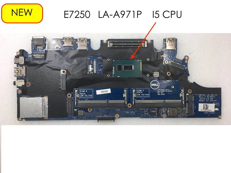 

Материнская плата для ноутбука DELL latitude E7250 ZBZ00