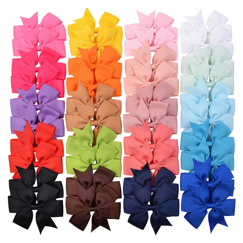 1 шт. новая яркая Поплиновая лента для малышей милые детские заколки девочек