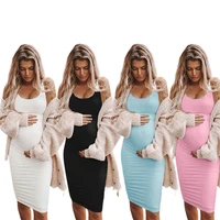 summer sexy fashion casual women sleeveless pregnant maternity dress maternity clothes pregnancy dress summer clothing casual
