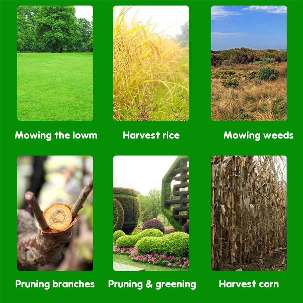 

48V Electric Grass Trimmer Cordless Lawn Mower 1800W Auto Release String Cutter Pruning Garden Tools with 2x4000mAh Li-ion