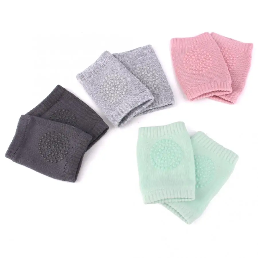 1 пара детских носков с наколенниками хлопковые дышащие Нескользящие эластичные