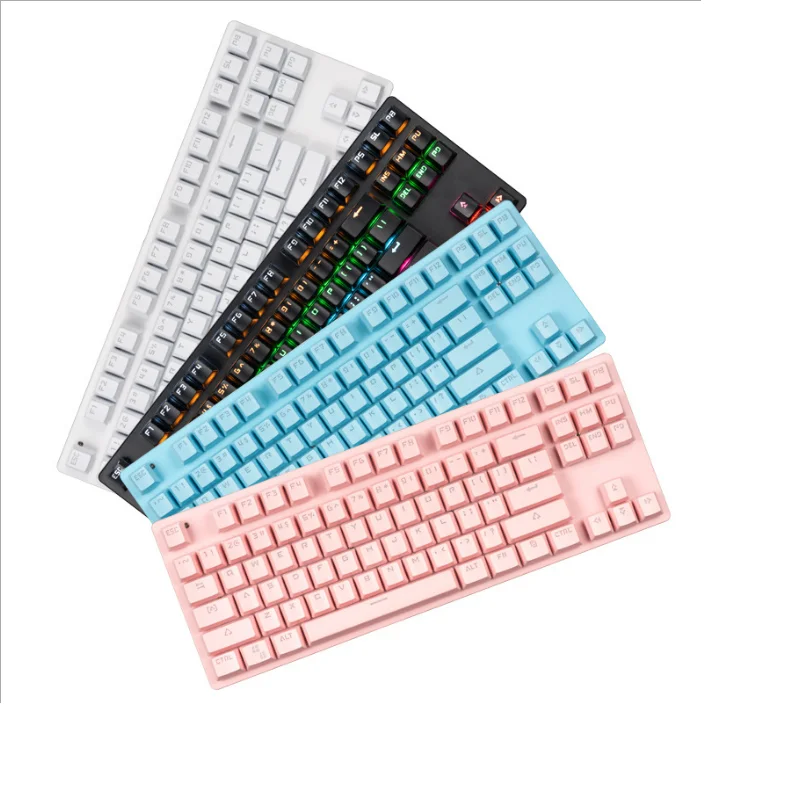 Клавиатура WESAPPA игровая Механическая с RGB подсветкой 87/104 клавиш|Клавиатуры| |