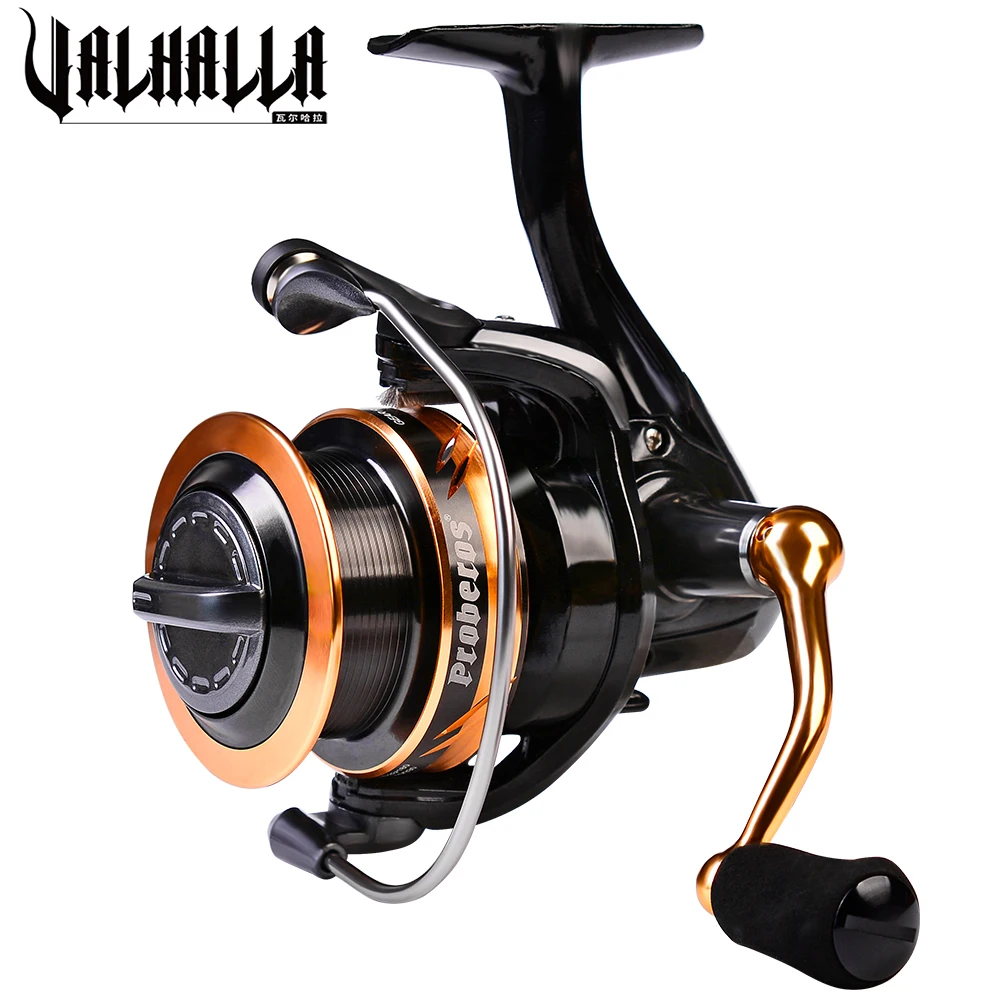 

Спиннинговая катушка VALHALLA, высокоскоростная Рыболовная катушка 5,0: 1, 11 + 1 шарикоподшипников, блесна для джиггинга, металлическая модель, для...