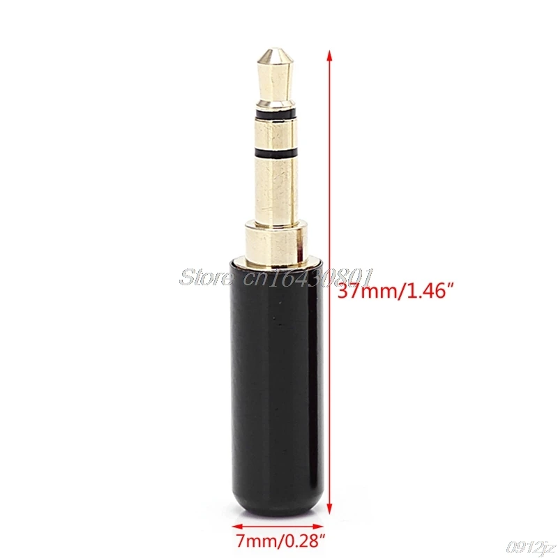 3 Poles 3.5mm Audio Gold-Plated Headphone Plug 3.5 RCA Connectors Jack Connector jack Stereo Headset Dual Track 4Pcs | Обустройство