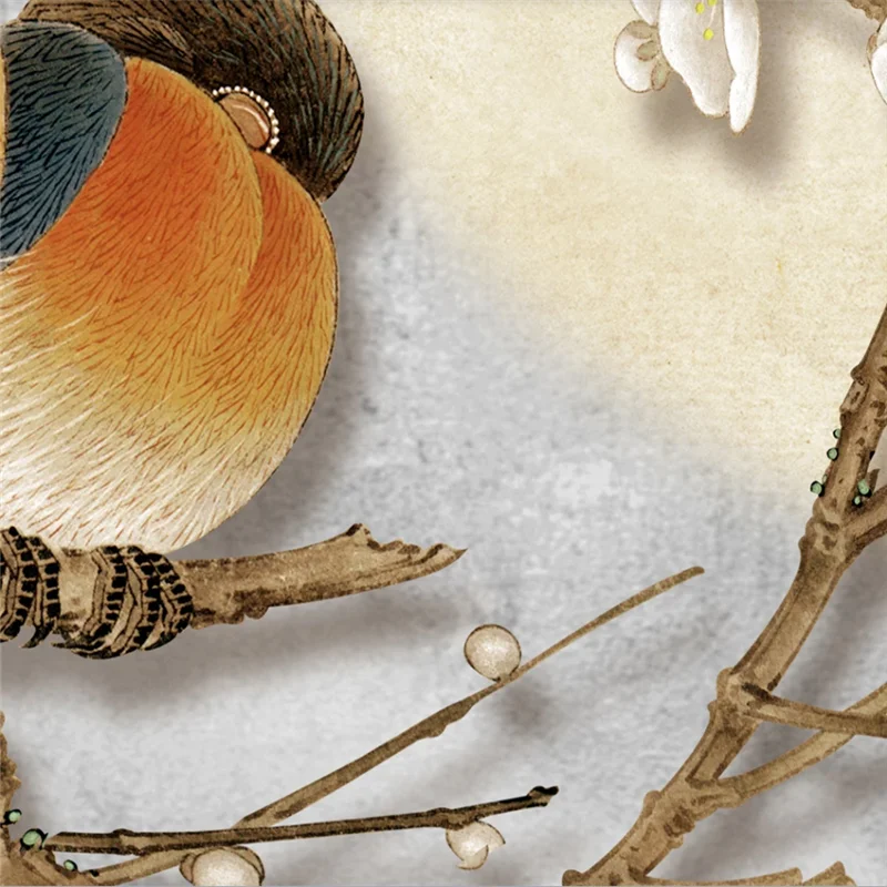 Большие Настенные обои XUE SU на заказ в новом китайском стиле цветы и птицы