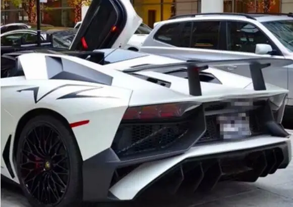 Автомобильный задний бампер из углеродного волокна капоты двигателя боковой