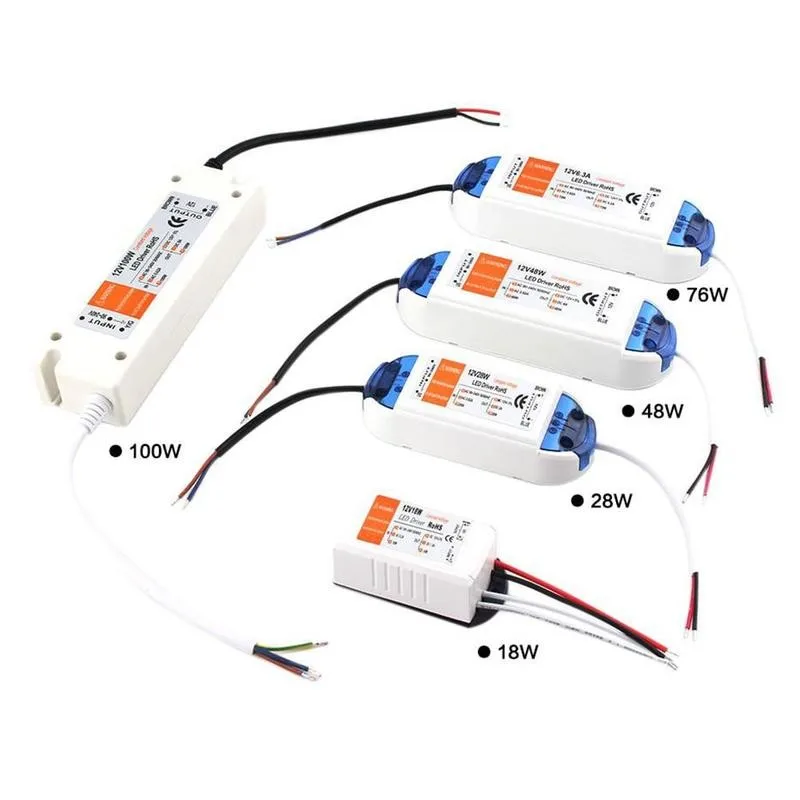 

Power Supply Adapter LED Switching Power Supply Transformer 28W 18W Constant 90-240V Input 72W Current 48W 2V 100W Transfor Q2O7