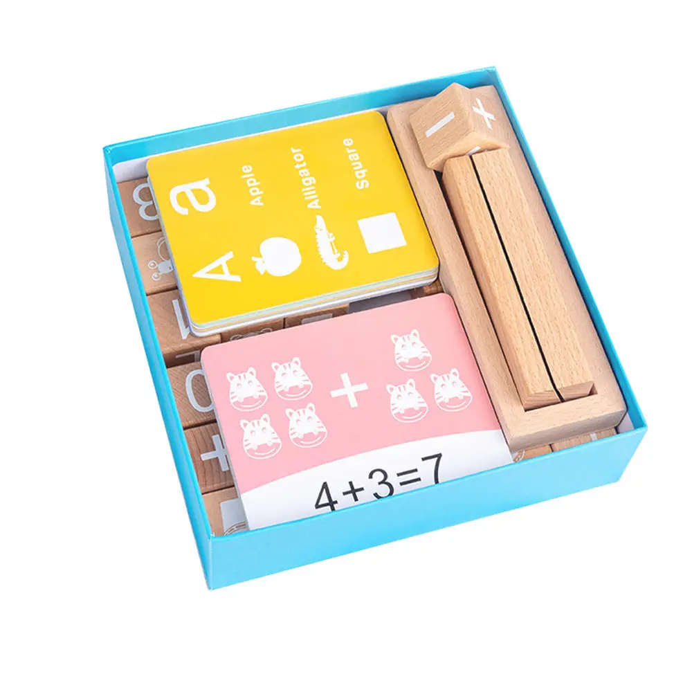 

1 Set of Baby Building Block Toys Building Block Toys Cognition Toys Light Brown