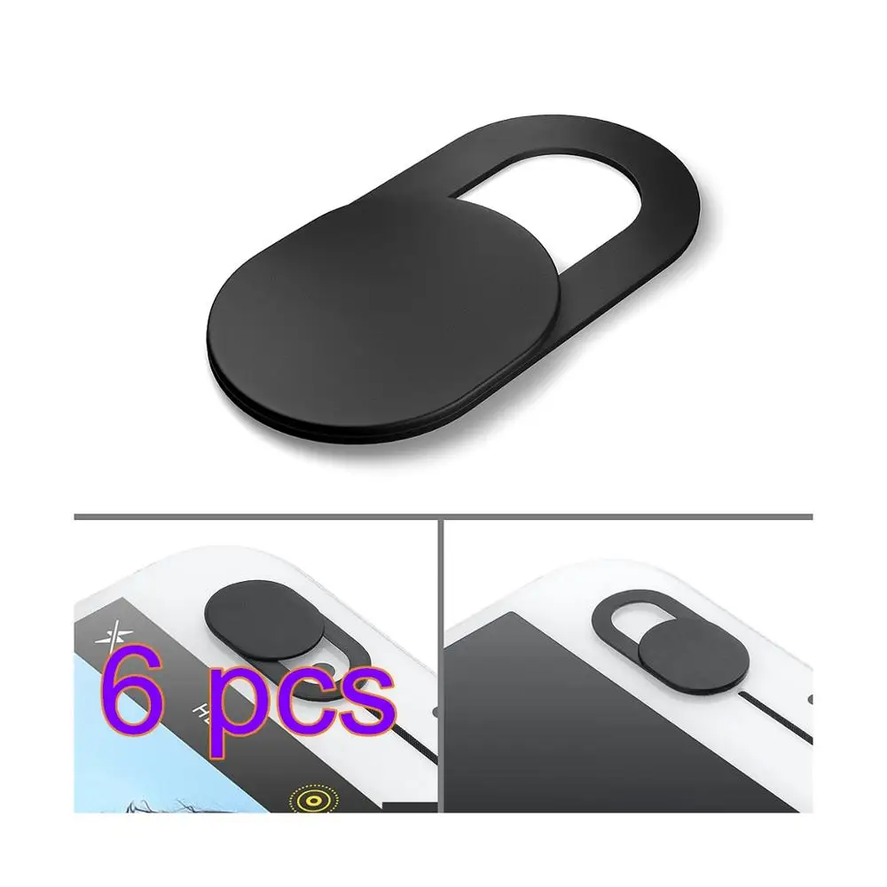 Крышка для веб камеры 6 шт. крышка затвора ноутбука магнитный слайдер пластиковая