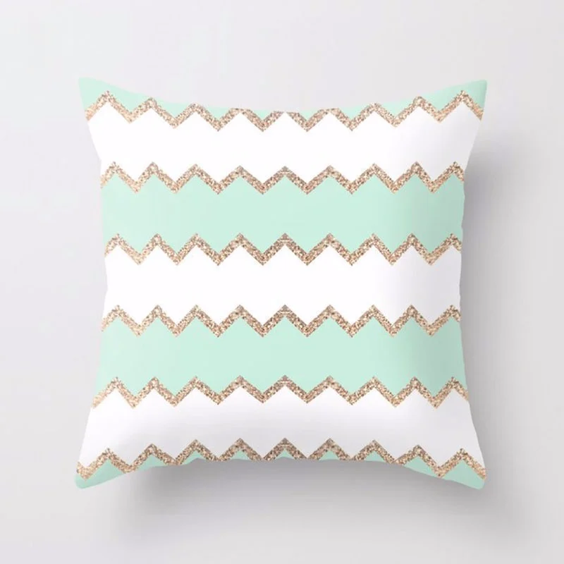 

Mint Green Printing Single-sided Pillowcase Bedroom Pillowcase Decoration Living Room Sofa Linen Cushion Cover Children's Pillow