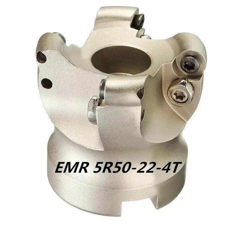 

EMR 5R50-22 4T Right Angle Face Milling Cutter Clamping Machining Cutting End Milling Cutter CNC Tool Holder