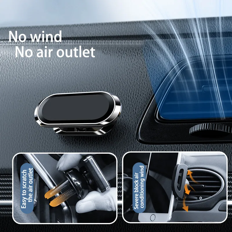 Магнитный автомобильный держатель для телефона подставка iPhone 11 Por X вращение на 360