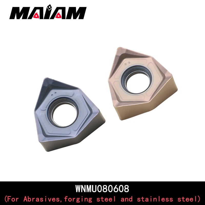 WNMU0806 персиковый вставной двухсторонний WNMU080608 WNMU080608tn bm шаблон CNC токарный станок