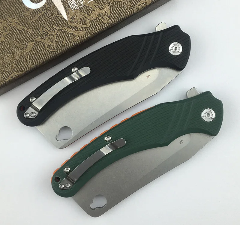 CH 3531G10 Флиппер Мясник нож D2 подшипник лезвие шайба G10 Ручка Открытый Отдых Охота кухонный Фруктовый Нож EDC инструменты