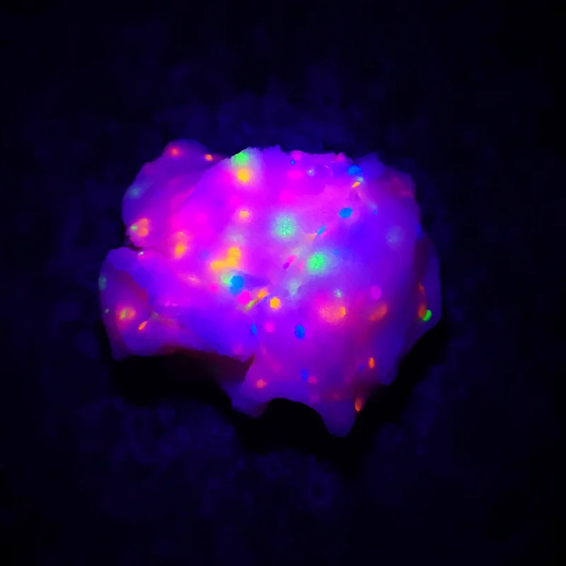 60 мл пушистая слизь Lizun DIY игрушка для флуоресцентных кристаллических грязи