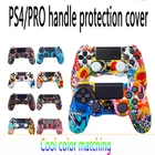 Силиконовый защитный чехол для геймпада Playstation 4 PS4 Pro Slim, резиновый чехол для геймпада PS4 Pro