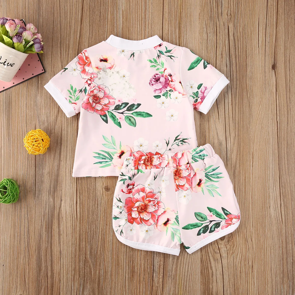 От 0 до 4 лет летние милые комплекты одежды для маленьких девочек комплект из 2