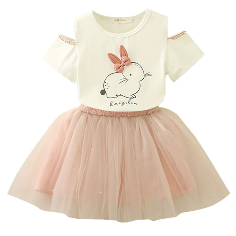 Платье для маленьких девочек модное хлопковое кружевное платье комплект из 2