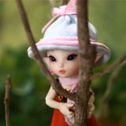 Кукла Fairyland FL Realpuki Roro, шарнирная кукла 113, розовые эльфы с улыбкой для девочек, миниатюрная кукла из смолы