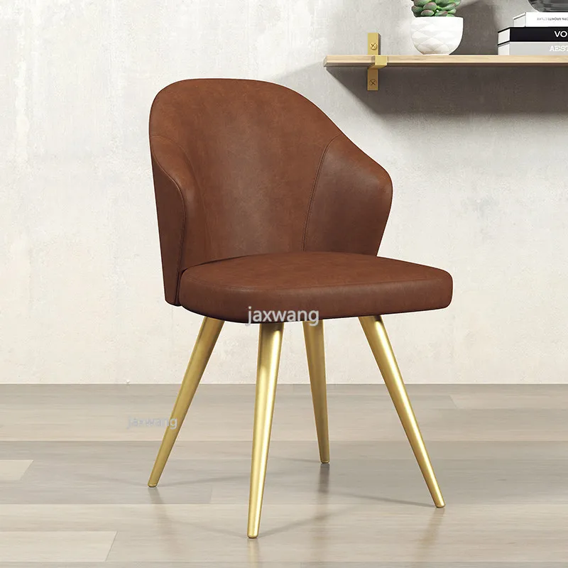 Скандинавский обеденный стул мягкое кресло для отдыха современное