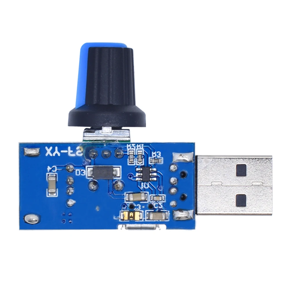 DC 4V-12V 5W XY-FS USB-вентилятор бесступенчатый регулятор скорости вентилятора USB