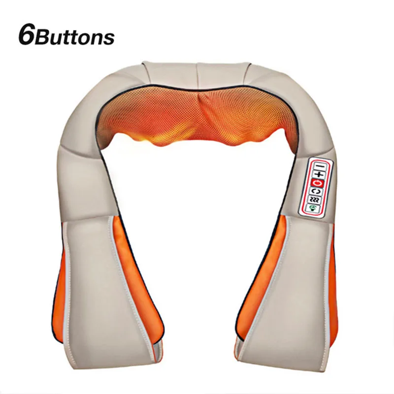 

Cervical multi-function car home dual purpose electric shoulder neck waist shawl six key kneading massage shawl