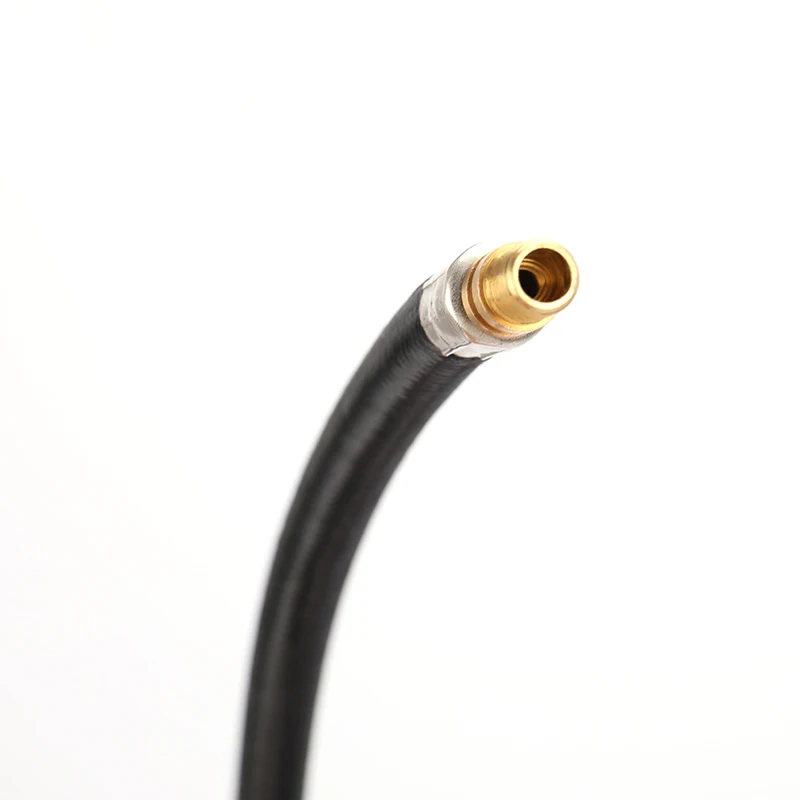 

1pc Bicycle Motorcycle Bike Car Flexible Clip On Air Tyre Tire Chuck Inflator Hose