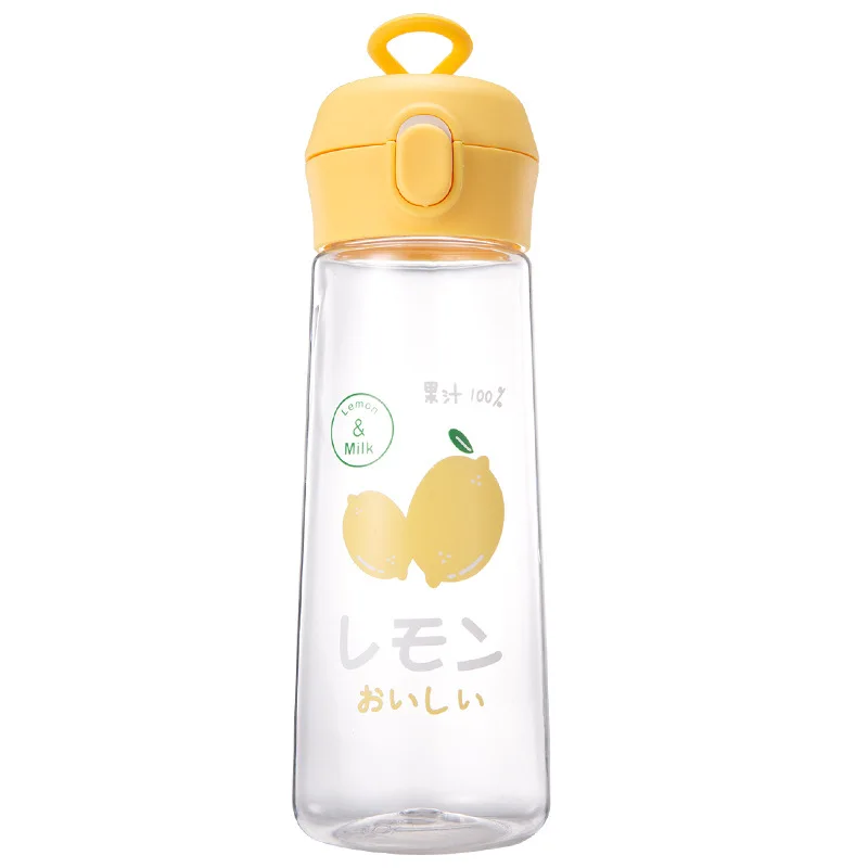 350/500 мл мультяшная бутылка для воды герметичная Спортивная пластиковая чашка