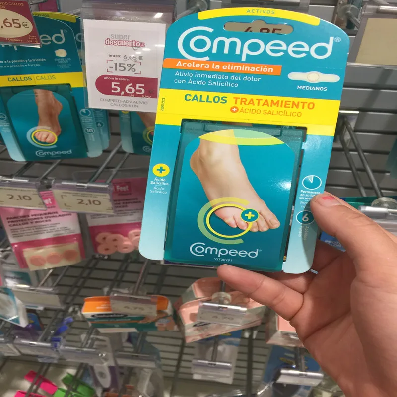 

6pcs Compeed Foot Care Sticker Medical Patch Corn Removal Pad Warts Thorn Curative Patches Calluses Remove DetoxRelieve Pain