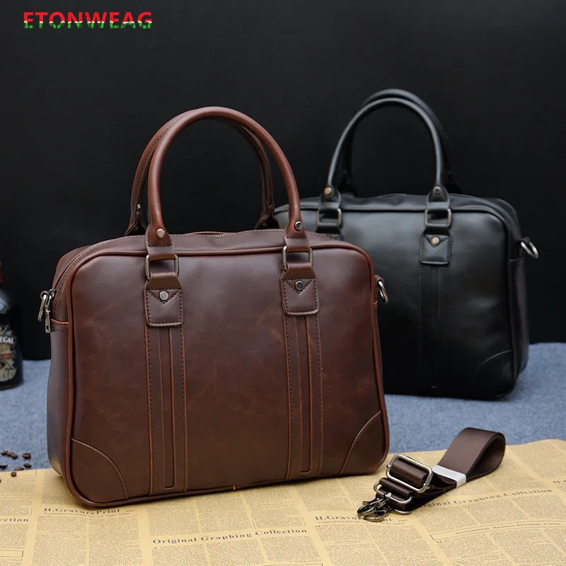 Роскошный мужской портфель 2021 дизайнерские деловые мужские сумки