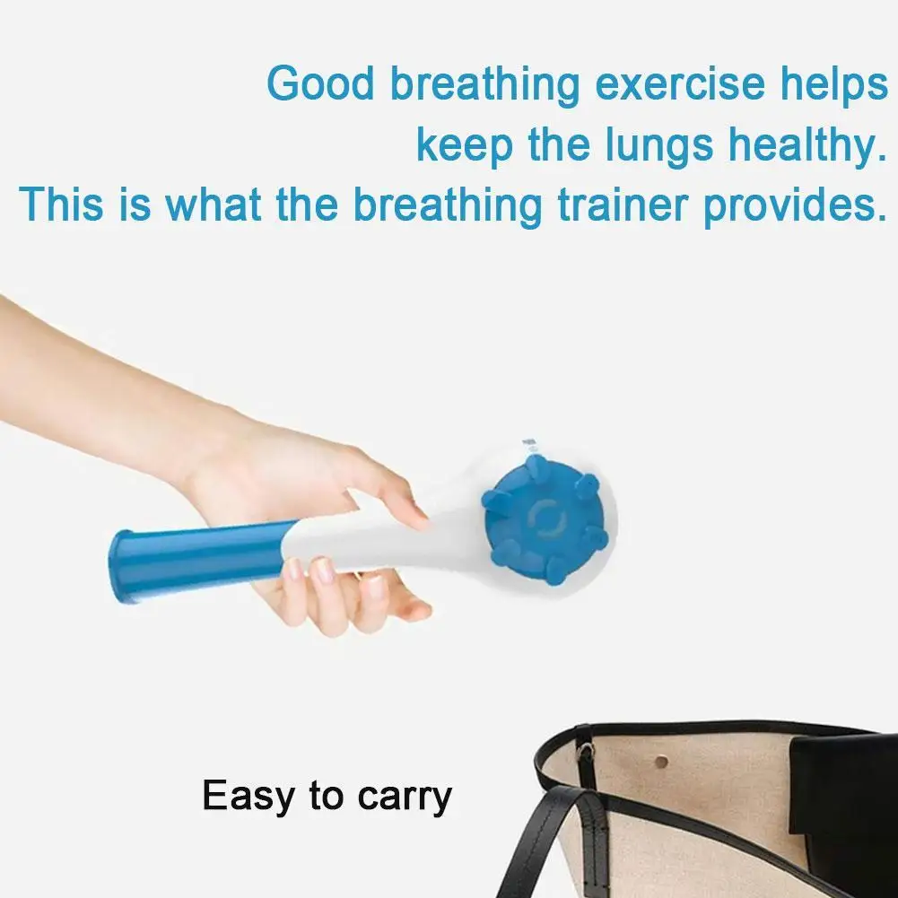 

Portable Abdominal Breathing Exerciser Trainer Respiration Rehabilitation Waist Slim Props Lung Device Capacity Face Increa W1H2
